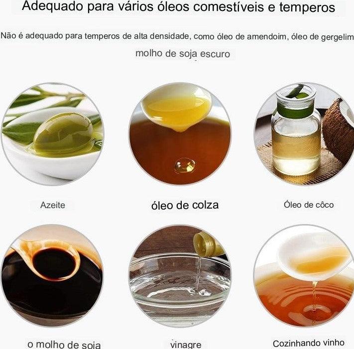 Garanta já o seu Spray Pneumático de Óleo de Cozinha 200 ML - Aquitemdesconto
