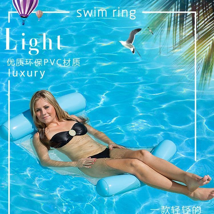 Rede Inflável Para Piscina - Floating Bed Pool - Aquitemdesconto